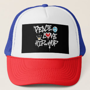 Casquette Peace Love Hip hop Dancing