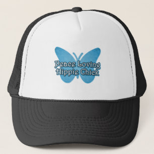 Casquette Peace Love Hippie Chick
