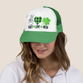 Casquette Peace Love Irish-60682 (En situation)