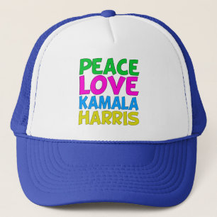 Casquette Peace Love Kamala Harris