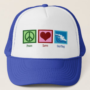 Casquette Peace Love Surfing