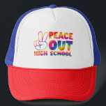 Casquette Peace Out High School Tie Dye Dernier Jour De L'Éc<br><div class="desc">Peace Out High School Tie Dye Dernier Jour De L'École</div>