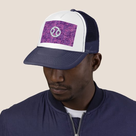 Casquette Pearle comme cancer Zodiac Connexion Camo numériqu (En situation)