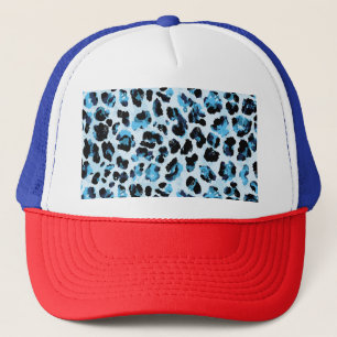 Casquette Peau de Cheetah léopard : Aquarelle teinture Vinta