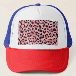 Casquette Peau léopard : texture vintage et transparente