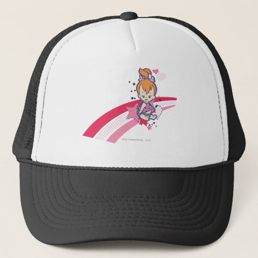 Casquette PEBBLES™ sur arc-en-ciel rose (Devant)