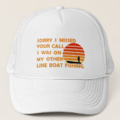 Casquette Pêche amusante (Devant)