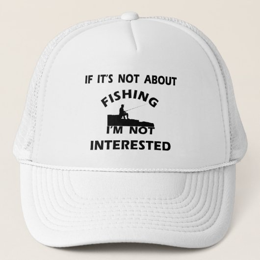 Casquette Pêche amusante disant (Devant)