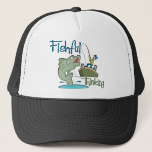Casquette Pêche amusante - Pensée pêche