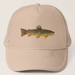 Casquette Pêche Brown à la truite
