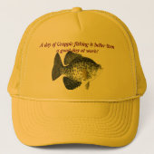 Casquette Pêche de crapet (Devant)