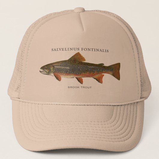 Casquette Pêche de truite de ruisseau (Devant)