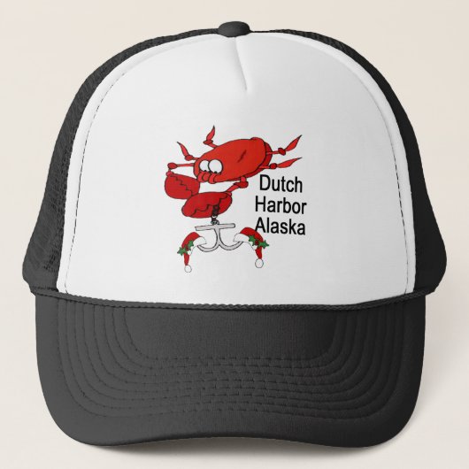 Casquette Pêche néerlandaise de crabe de Noël de l'Alaska de (Devant)