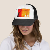 Casquette Peinture Abstraite moderne (En situation)