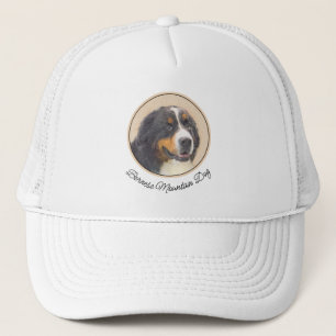 Casquette Peinture bernoise de chien de montagne - Art origi