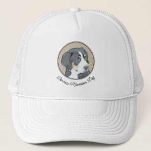 Casquette Peinture bernoise de chien de montagne - Art origi