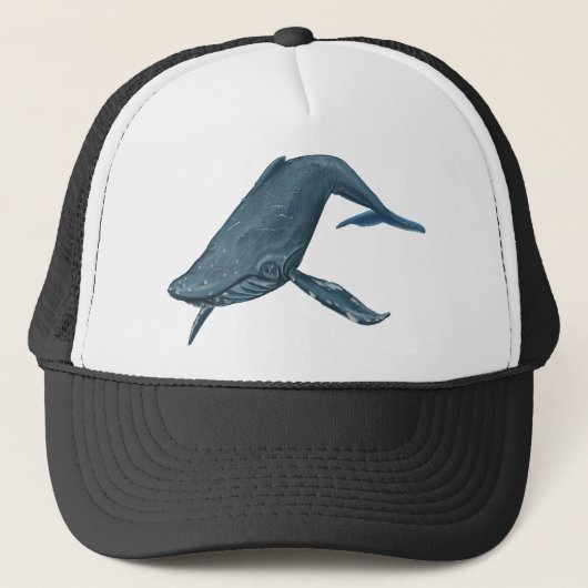 Casquette Peinture de baleine de bosse (Devant)