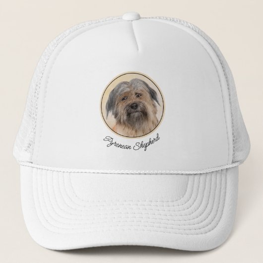 Casquette Peinture de berger pyrénéenne - Cute Original Chie (Devant)