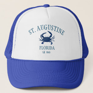 Casquette Peinture de crabe bleu de la Floride St Augustine