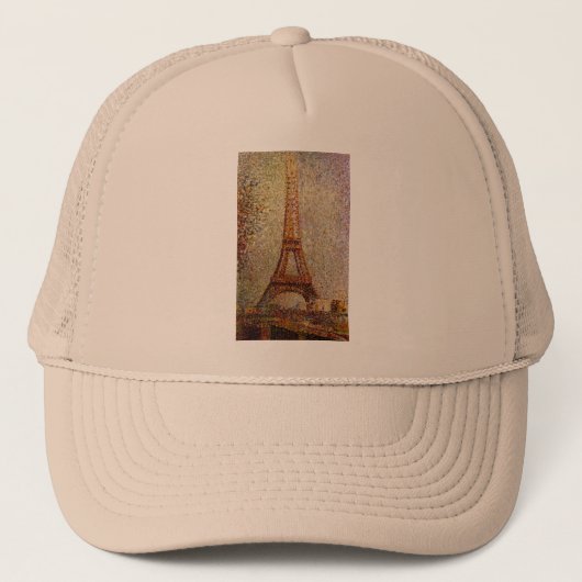 Casquette Peinture de Georges Seurat : Tour Eiffel (1889) (Devant)