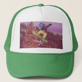 Casquette Peinture de snowboarding (Devant)