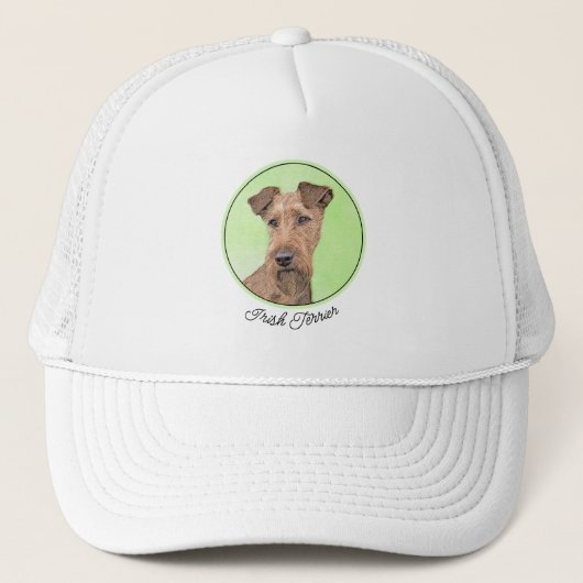 Casquette Peinture Irlandaise Terrier - Cute Original Chien  (Devant)