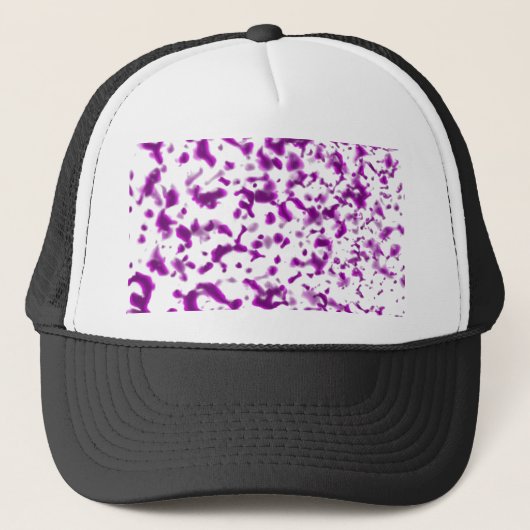 Casquette Peinture rose (Devant)