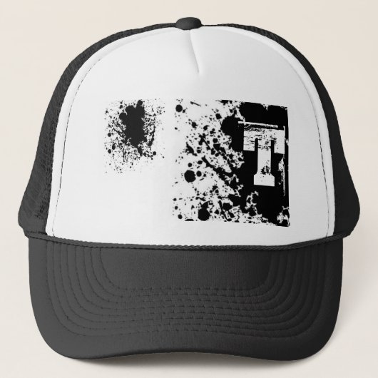 Casquette Peinture T d'éclaboussure (Devant)