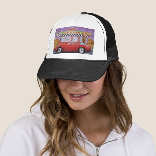 Casquette peintures 005 de corvette (En situation)