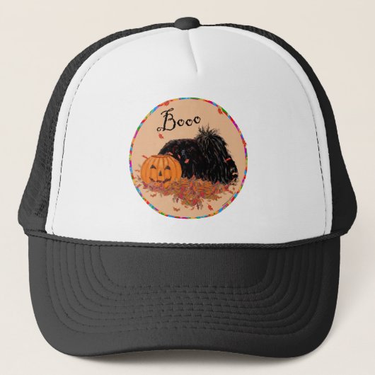 Casquette Pékingese Halloween (Devant)