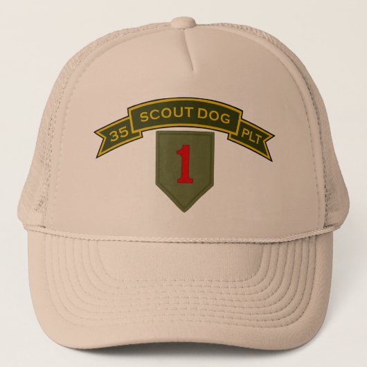 Casquette Pelotons de chien de scout (Devant)