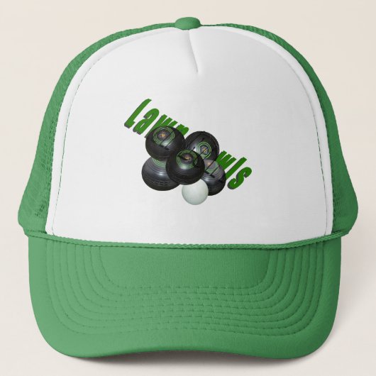 Casquette Pelouse Et Logo, (Devant)