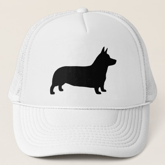 Casquette Pembroke Welsh Corgi Silhouette (Devant)