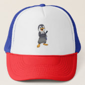 Casquette Penguin en coiffure avec peigne (Devant)