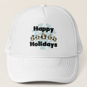 Casquette Penguin Happy Holidays Tshirts et cadeaux