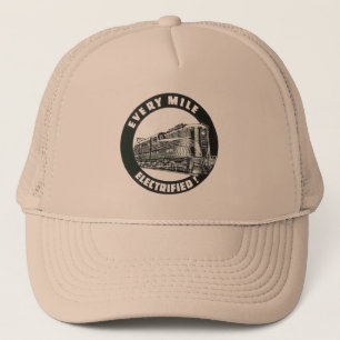 Casquette Pennsylvania Railroad tous les milles électrifiés