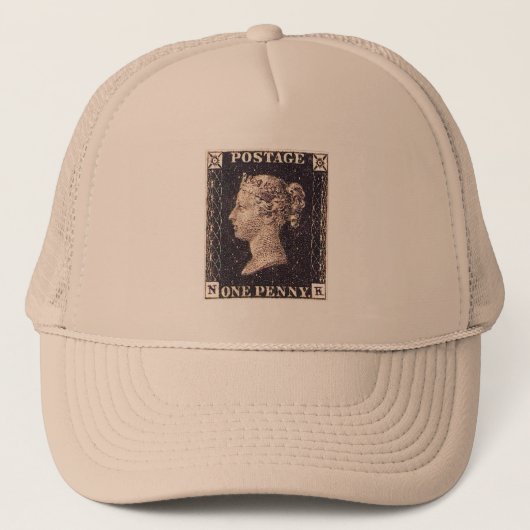 Casquette Penny Black Postage Timbre (Devant)