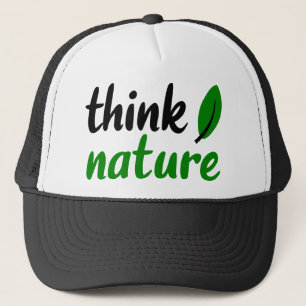 Casquette penser à la nature