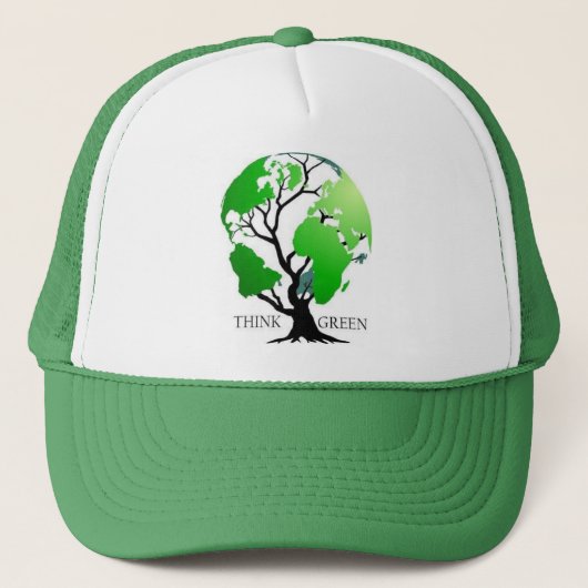 Casquette Pensez le vert (Devant)