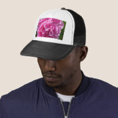 Casquette Peony rose (En situation)
