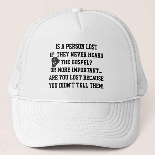 Casquette PERDU, JAMAIS DIT ! Chrétien  (Devant)