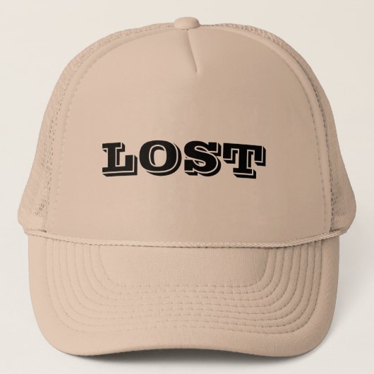 Casquette Perdu sur un kaki (Devant)
