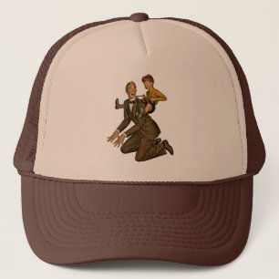 Casquette Père et fils vintage, drôle, fête des pères ridicu
