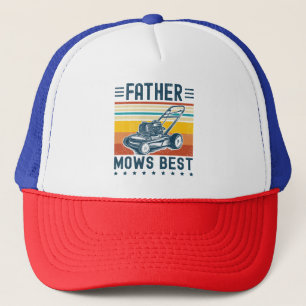 Casquette Père Mows Meilleur Drôle Maillot de pelouse papa V