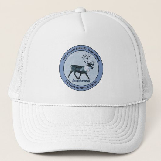 Casquette Père Noël 1er Polar Airlift Sqdn - Subduit (Devant)
