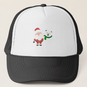 Casquette Père Noël Adorable Avec Ours Polaire