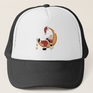 Casquette Père Noël endormi sur les t-shirts et cadeaux de l