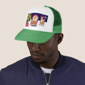 Casquette Père Noël, Pixel Art de renne (En situation)
