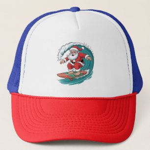 Casquette Père Noël Surfing Noël Surf Festive de Noël