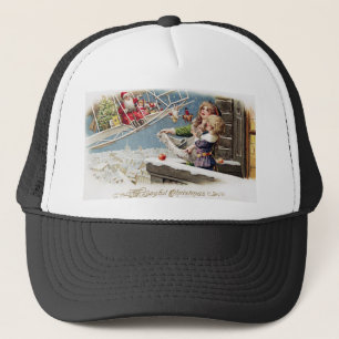 Casquette Père Noël Vintage